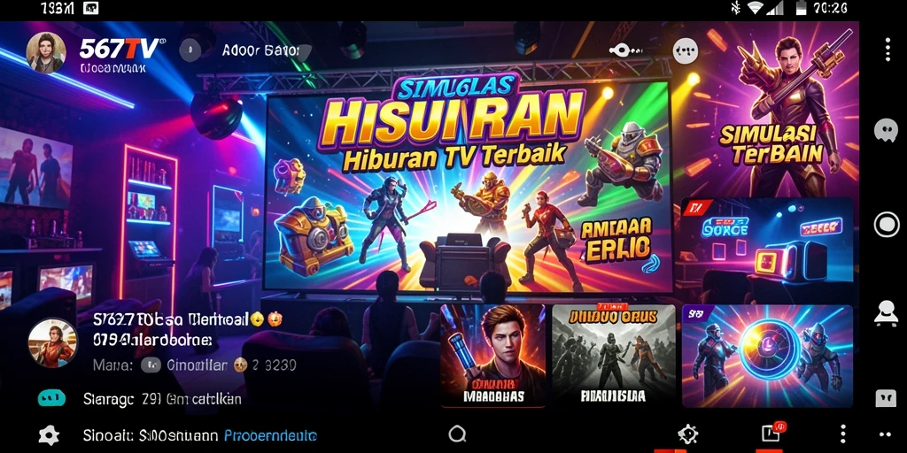 Tampilan gameplay 567TV yang menunjukkan kreativitas dalam membuat tayangan.
