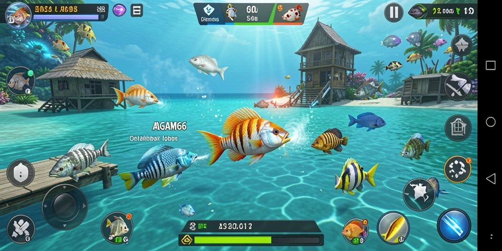 Tangkapan ikan yang menarik dalam gameplay AGAM66.