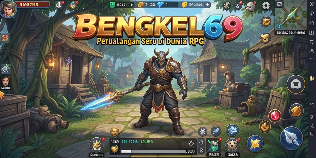 Gameplay seru dengan karakter RPG yang unik.