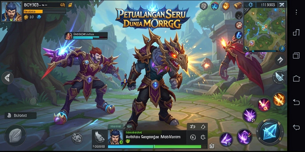Tampilan gameplay seru BOY303 dalam dunia MMORPG.