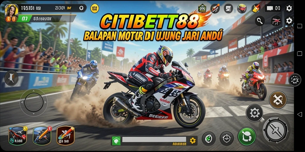 Tampilan aksi balapan motor yang memukau di CITIBET88.