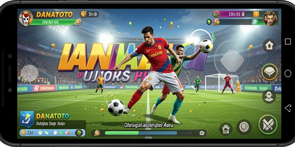 Tampilan gameplay <strong>DANATOTO</strong> yang seru dan mendebarkan saat bermain olahraga.