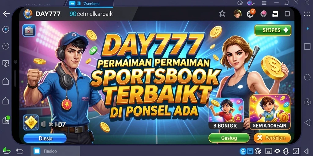 Screenshot DAY777 menampilkan antarmuka taruhan olahraga yang menarik.