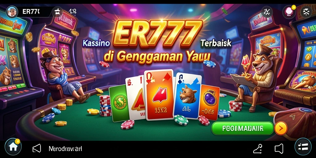 Tampilan gameplay menawan di ER777 dengan berbagai pilihan permainan kasino.