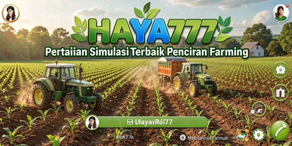 Screenshot HAYA777 menampilkan aktivitas bercocok tanam yang seru.