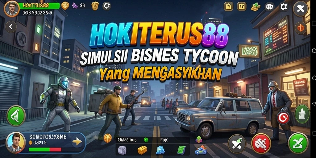 Tampilan gameplay HOKITERUS88 yang penuh warna dan interaktif.