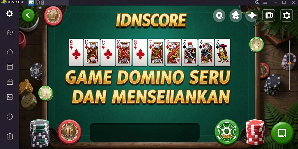 Tampilan menggembirakan dan gameplay seru dari IDNSCORE.