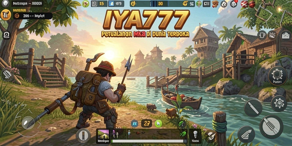 Tampilan gameplay menakjubkan dari IYA777 di dunia terbuka.