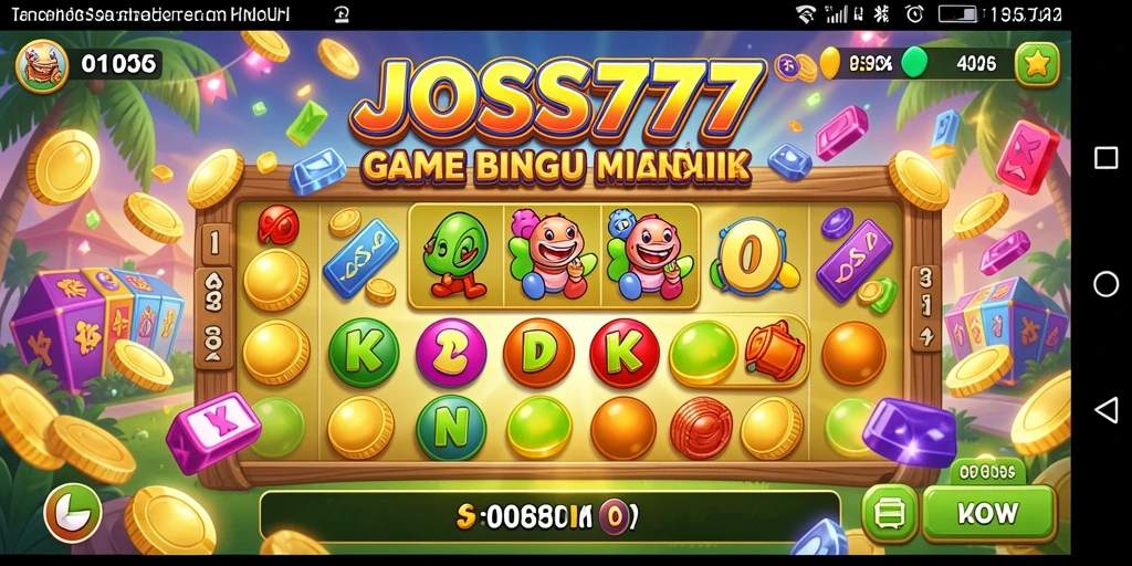 Tampilan gameplay JOSS777 yang penuh warna dan menarik.