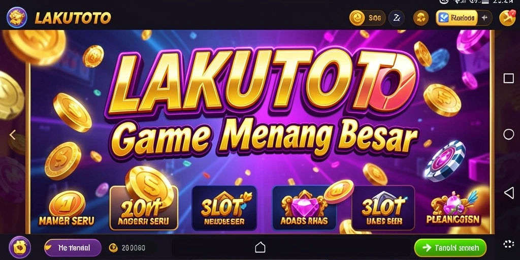 Tampilan gameplay menampilkan mesin slot yang menarik di LAKUTOTO.