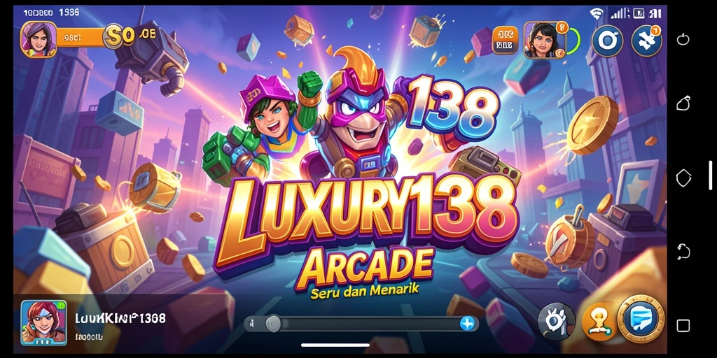Tangkapan layar LUXURY138 menampilkan gameplay yang menegangkan dan berwarna.