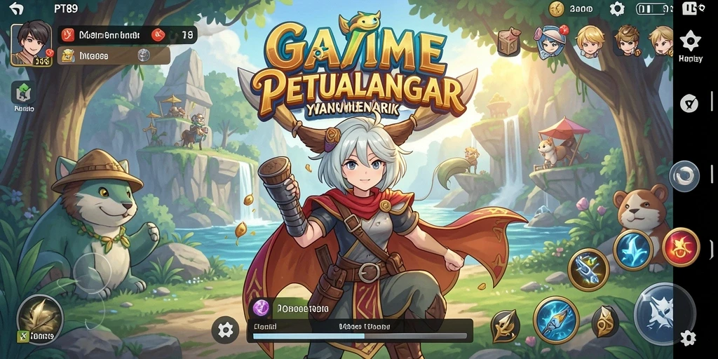 Tampilan menarik dari PT89 dengan karakter anime ikonik.