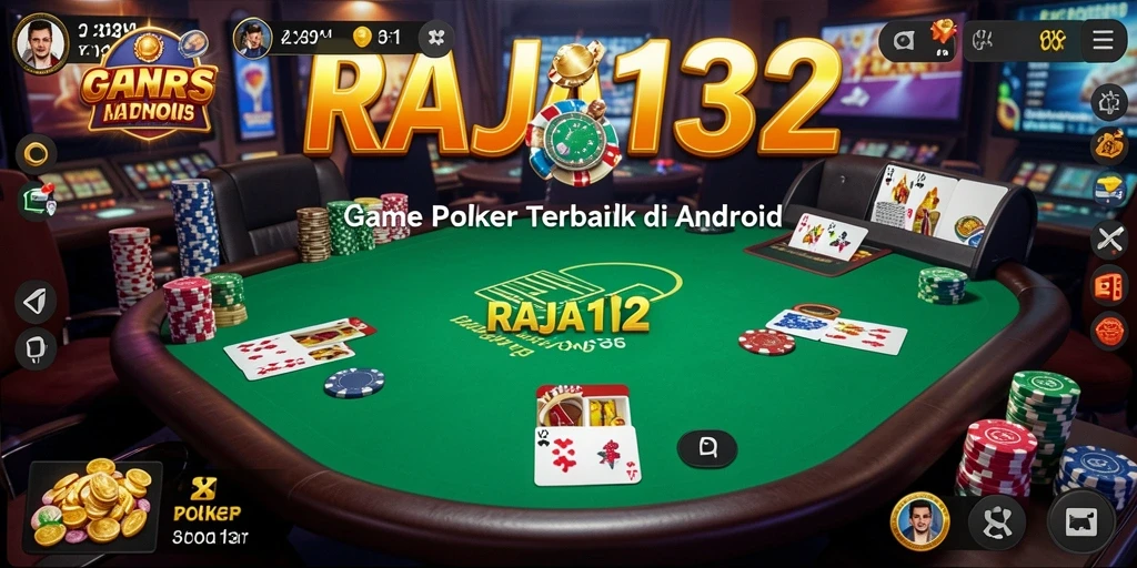 Tampilan screenshot utama RAJA132 dengan gameplay Poker yang seru.