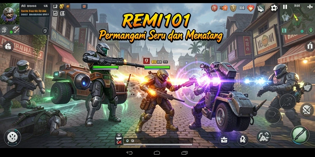 Gameplay menarik dari REMI101 dalam strategi pertarungan.
