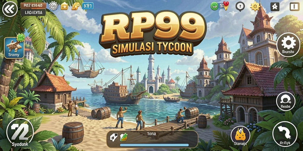 Tampilan gameplay Tycoon yang menarik dan penuh strategi.
