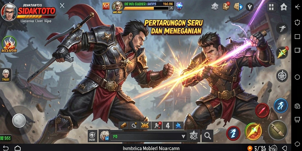 Tangkapan layar SIDAKTOTO menunjukkan aksi pertarungan yang mendebarkan.