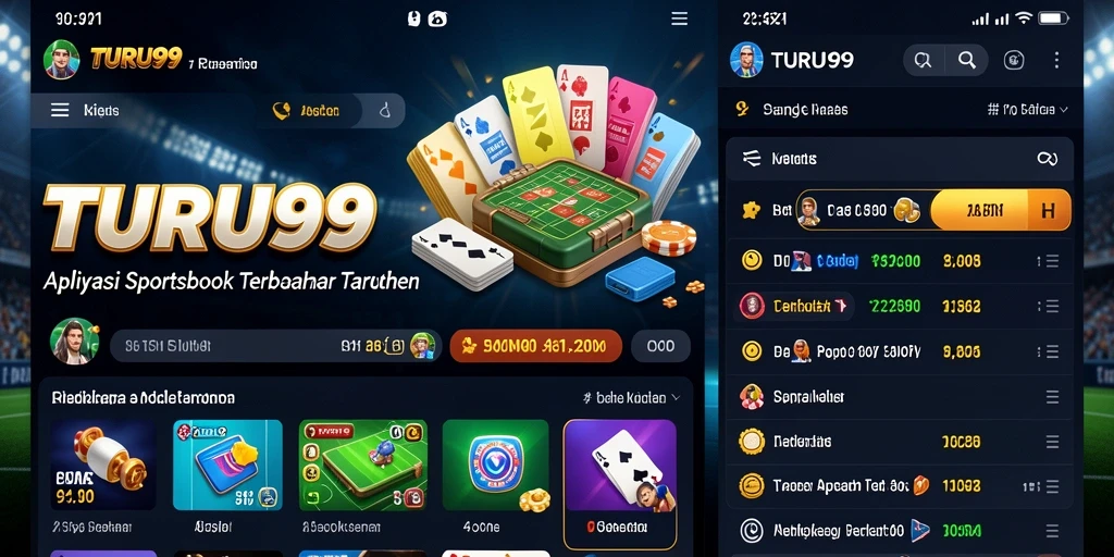 Tampilan menarik dari gameplay Sportsbook di TURU99.