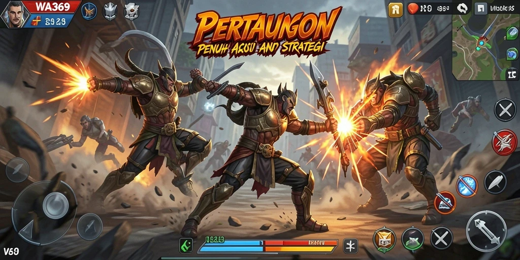 Gameplay seru dengan pertarungan mendebarkan di WA369.