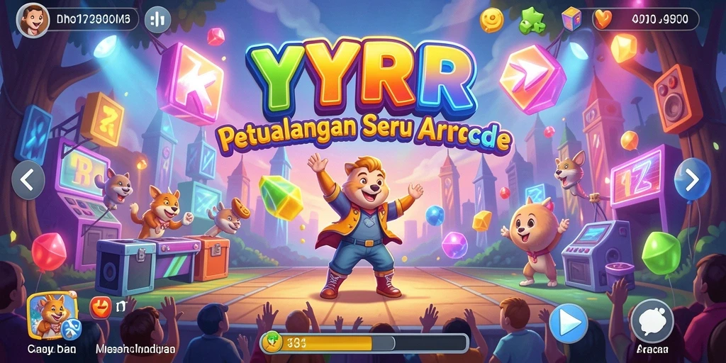 Tampilan gameplay seru di YYRR yang penuh tantangan.