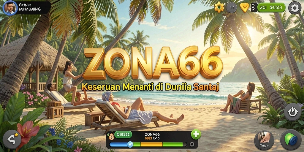 Screenshot gameplay ZONA66 menampilkan kebahagiaan dalam setiap tantangan.
